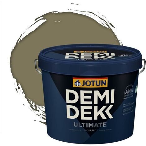 Peinture Bois - DEMI DEKK ULTIMATE - Lasure Opaque Satinée - RAL 6013 - 3L (1/2)
