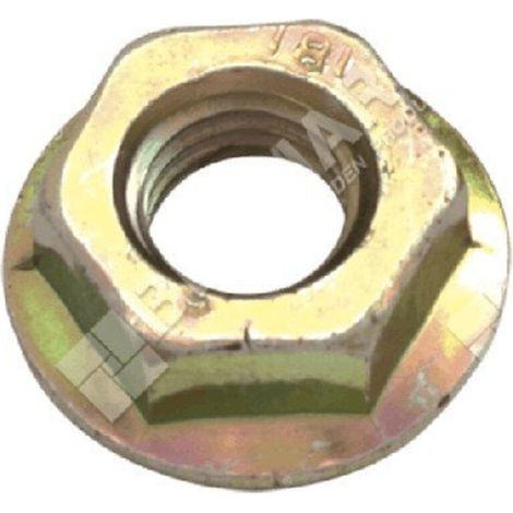 Ecrou de barre M8 x 1,25 hexagone 13 pour tronçonneuses ASIE - CHINE - BONNE CHANCE - LEA - SANDRIGARDEN - SWM - COMPATIBLE - 013080