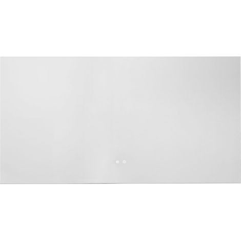 Espejo de pared rectangular 140x75 cm para baño con luz LED y antivaho Riben SKLUM              (1/5)