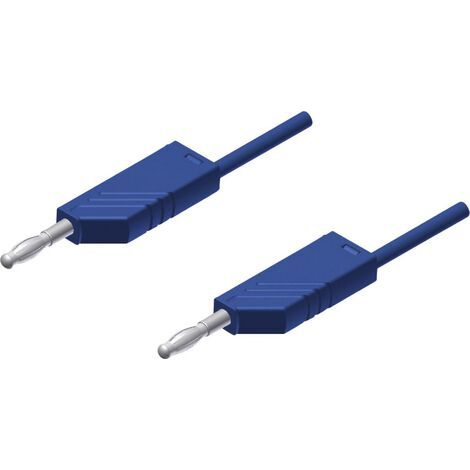 Hirschmann Test & Measurement MLN 200/2,5 BL Messleitung Lamellenstecker 4 mm Lamellenstecker 4 mm 2 (1/3)