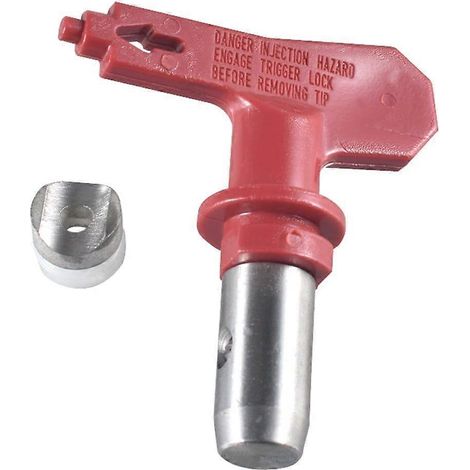 Embouts de pistolet à peinture sans air rouges 211 compatibles avec les buses de pistolet à peinture Titan/Wagner Titan (1/5)