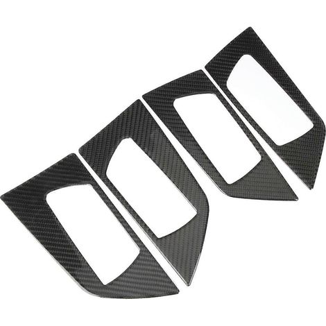 Stück Auto-Türgriffmulden-Abdeckungsaufkleber aus Kohlefaser für RAV4 2015–2019 (weich)