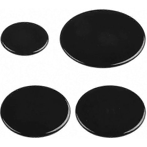 Jeu de 4 couronnes de flamme pour brûleur de gaz, diamètres 55/75/100 mm, accessoires de cuisinière et plaque de cuisson, pièces de rechange compatibles (1/5)