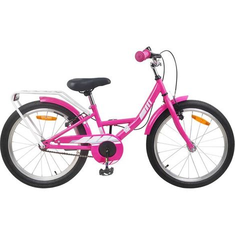 Vélo enfant 18 pouces, convient aux enfants de 5 à 7 ans - Rose