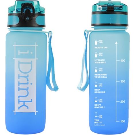 I-Drink - Tritan Bottle - 750 ml. light blue and blue (ID2127)