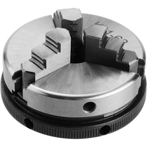 1 Stück 3-Backen-Drehbankfutter K01-63/M14 mit manueller Selbstzentrierungsfunktion für die Holzbearbeitung (1/5)