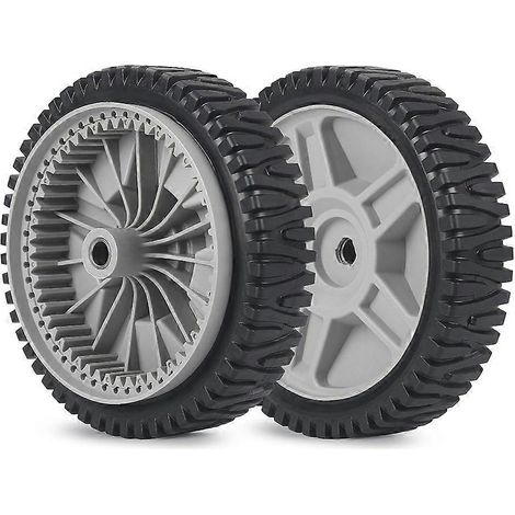 8 pouce tondeuse à gazon avant roues rechange 581009202 193912X 460 roues pour Husqvarna Craftsman AYP Lot de 2 (1/5)
