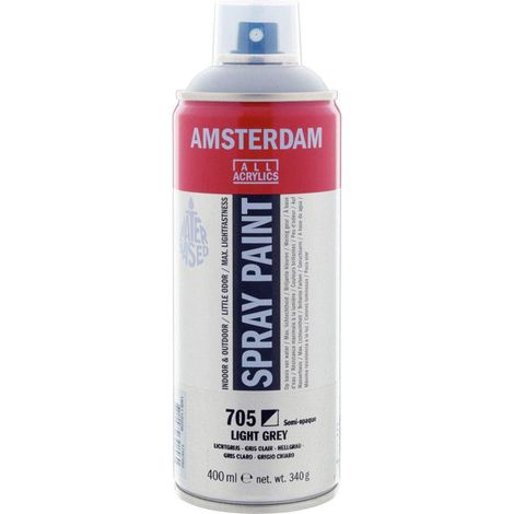 Bombe de peinture Amsterdam 400 ml gris clair (1/2)