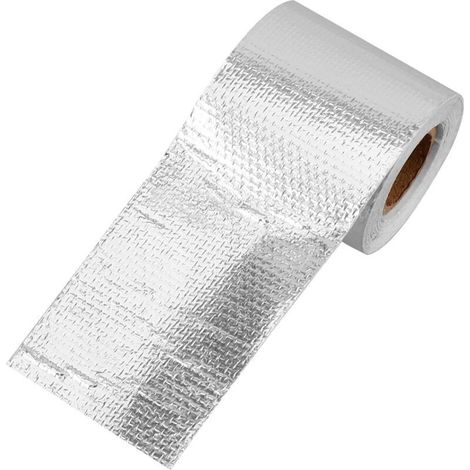 Ruban Adhésif Thermique En Aluminium Argenté Haute Température, Isolant Pour Conduits De Ventilation, Évacuation Et Hottes (1/5)
