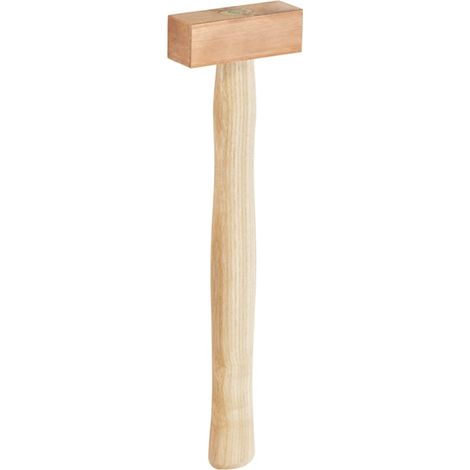 Marteau en cuivre forme masse avec manche en frêne - 1 kg - PICARD