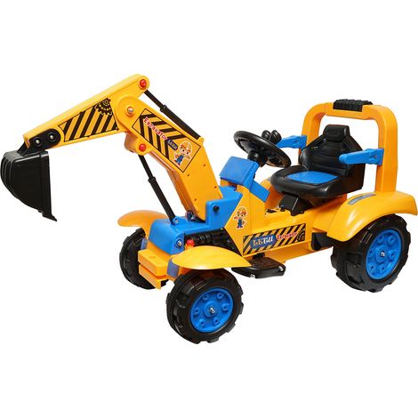 Escavatore, auto elettrica con batterie per bambini dai 3 ai 6 anni LETU Excavator (1/5)