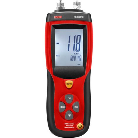 Manomètre RS PRO DT RS 10bar max, Absolue, différentielle ( Prix pour 1 )