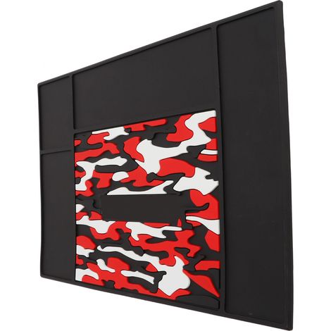 Tapis de Barbier Antidérapant Coussin de Sol Flexible en Silicone pour Salon Coiffure, Station Organisateur avec Support, Lot de 1 (1/5)