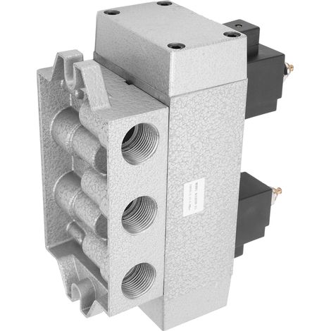 Électrovanne 3 positions 5 voies à double commande électrique, structure à colonne coulissante G3/4 po K35D2H-20AC110V (1/5)