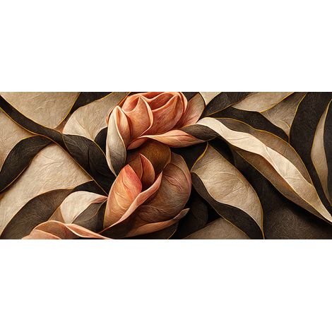 Papier peint panoramique - Design 3D - 130 cm x 58 cm (1/2)