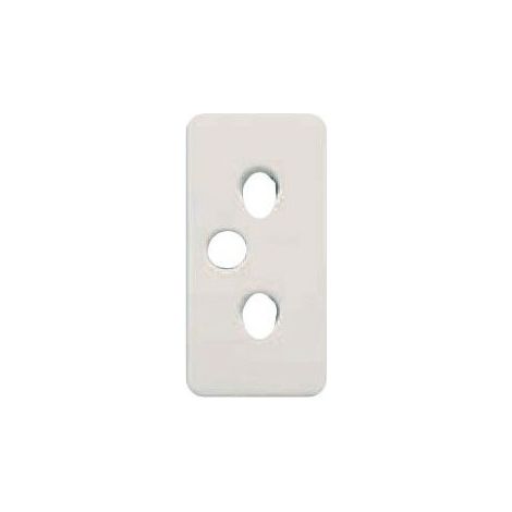 Tapa para enchufe 2P + TT desplazada BLANCO BJC 16725 (1/3)