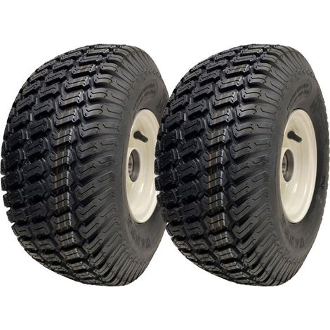 15x6.00-6 Herbe Pneu Sur Rim-Tondeuse, Remorque, 20mm BB - Set 2 -