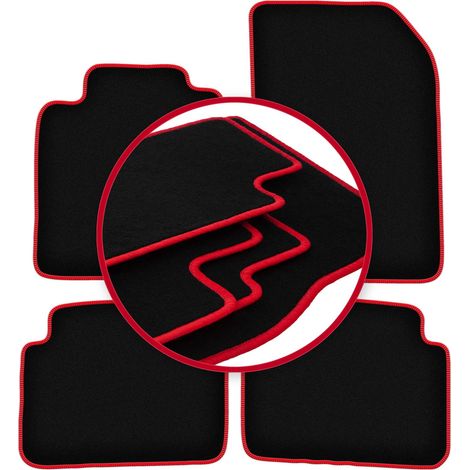 CARLUX-RED Autofußmatten für: Renault Vel Satis Liftback, Fließheck (2001-2010) (1/5)