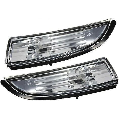 Paire de caches clignotants de rétroviseurs extérieurs gauche et droit avec feux de virage à LED dynamiques, compatibles avec Fiesta 2008-2002 (1/4)