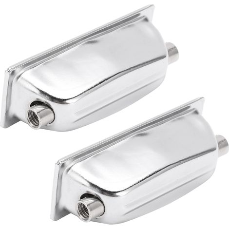 2 Pièces Fûts de Caisse Claire en Acier Chromé, Pièces de Rechange pour Batterie et Percussions WC27D (1/5)