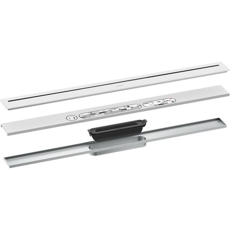 hansgrohe AXOR Drain Fertigset Durschrinne, 800mm, 42521700 (1/2)