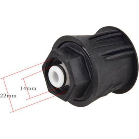 Raccord Rapide Haute Pression - Raccord Filetage Femelle M22 14 mm - Pour Nettoyeurs Haute Pression K1 K2 K3 - 1 Pièce (1/5)