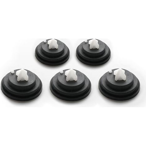 Lot de 5 Diaphragmes pour Robinets à Flotteur - Compatible Siamp 95/99 - Membrane en Caoutchouc - Réparation Fuite WC - Pour Lavabos et Chasses d'Eau (1/4)