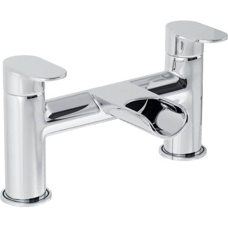 Contemporary Bathroom Bath Shower Mixer – Round Lever, 1165 x 200mm, Chrome