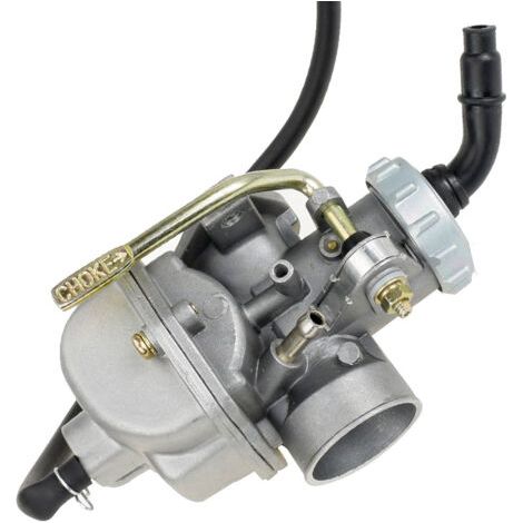 Carburador manual PZ20mm para karts, motocross, quads, coches de playa de 50, 70, 90, 110 y 125 cc. (1/2)