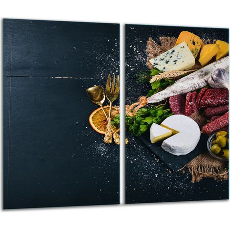 Schneidebrett aus Glas, 2x 30x52, Lebensmittel (1/5)