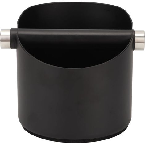 Espresso Shaker Box, Round Non-Slip Stainless Steel Shaker Box with Removable Shaker Bar for Espresso Machine, Ground Coffee Container, Coffee Bin. (1/5)