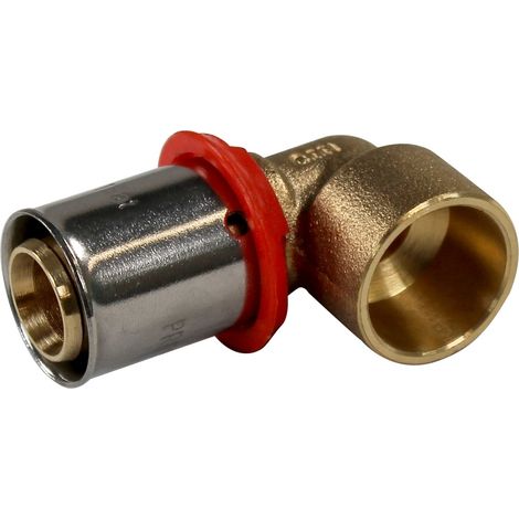 Coude 90° PER à sertir Ø12x1,1 - tube cuivre 12 à souder - IBP Bänninger (1/3)