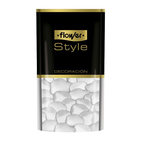 Bowling blanc de style fleur 40/60, 5 kg