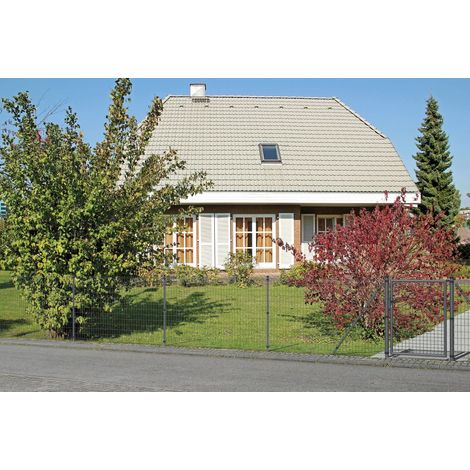 Alberts Schweißgitter Fix-Clip Pro 25 m 120 cm hoch anthrazit Metallzäune & Drahtzäune (1/2)