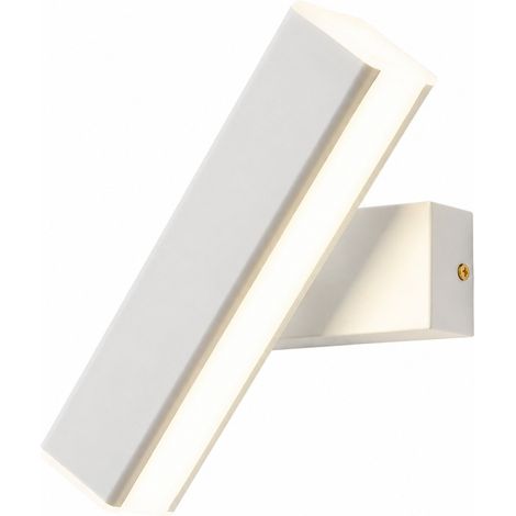 Applique murale LED 6W, blanc chaud, acrylique, rotative, en fer, pour chambre, salon, bureau, couloir (1/5)
