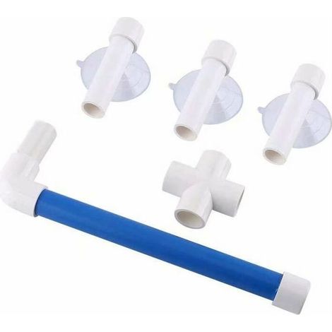 Perchoir de Perroquet Pliable Oiseaux Salle de Bain Barre Perches 3 Ventouse Fenêtre Baignoire Wall Patte Meuleuse Stand Jouet (1/5)