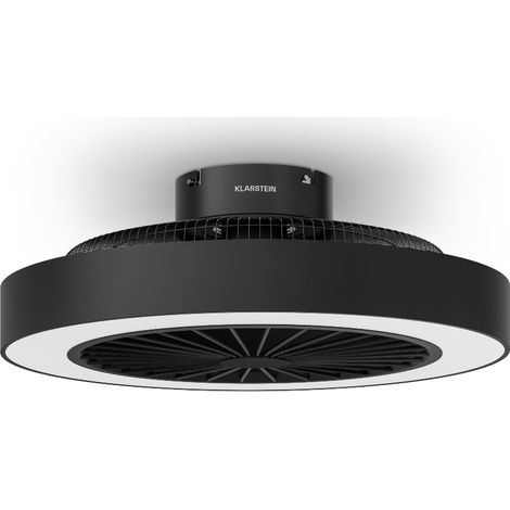 Klarstein Ventilador de techo ZenBreeze Smart con luz 48 cm 16 W Silencioso LED Acrílico