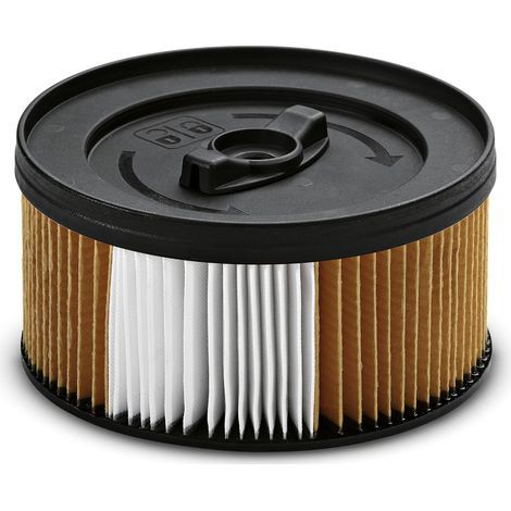 Filtro de cartucho compatible con aspiradoras de líquidos y sólidos Kärcher WD4.200 WD5.200 WD4 WD5 6.414-960 - Filtro plisado (1/3)