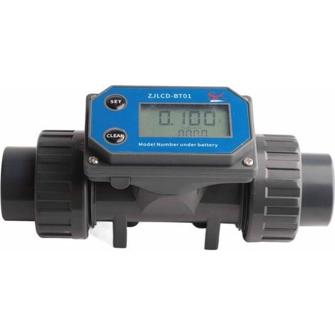 Digitaler UPVC-Durchflussmesser für Bewässerungsanlagen – Genauigkeit ± 2 % – Durchflussbereich 10–120 l/min – Empfindliches elektronisches Display (1/5)