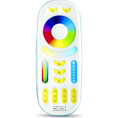 Télécommande RF pour variateur LED RGB+CCT 4 zones - Ledme - LM2088 (1/4)