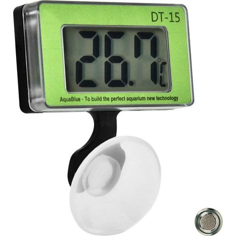 Thermomètre pour Aquarium Réservoir de Poissons Outil de Mesure de la température LCD Thermomètre numérique (1/5)