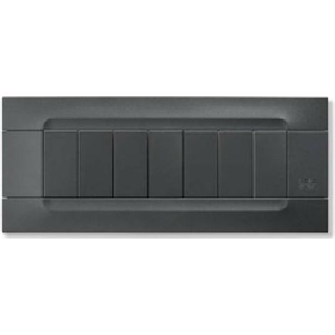 Urmet Simon Nea plaque 7 modules couleur noir Auckland 10807.04