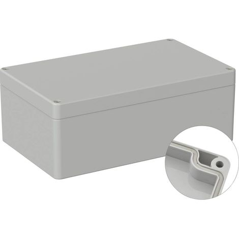 TRU COMPONENTS TC-9065636 FAI DA TE, GRIGIO CHIARO (RAL 7035), (L X B X H) 200 X 120 X 75 MM (1/2)