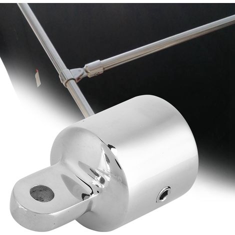 2 pièces de raccords en acier inoxydable pour bimini de bateau, embouts filetés 1 pouce (1/5)
