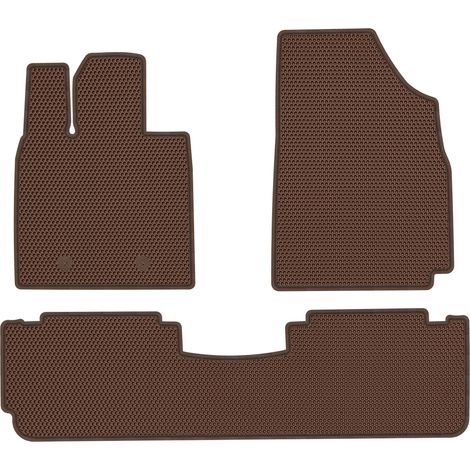 BYD Seal 5 DM-i Limousine ab 2025. Spezielle Fußmatten – EVA HONEYCOMB BROWN (1/5)