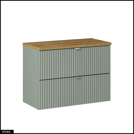 Meuble sous vasque - 80 cm - avec Plan - ROSEAU (1/5)