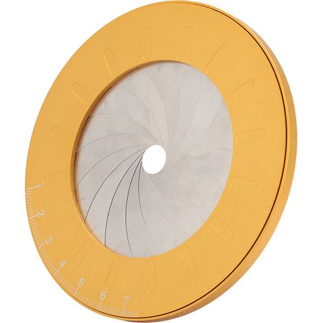 Outil de dessin de cercles ronds en métal, règle professionnelle ajustable (1/5)