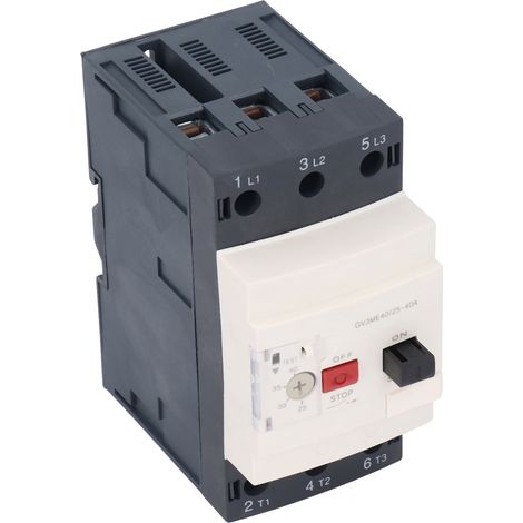 Motorschutzschalter, 10000 Schaltzyklen, hochohmiger PA66-Transistor, Stromschutzschalter, 690 V (1/5)