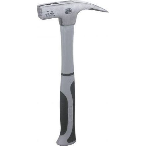 RUTHE 3006047119 MARTILLO DE ENCOFRADOR DIN 7239 CON MANGO DE FIBRA DE VIDRIO (835 G)