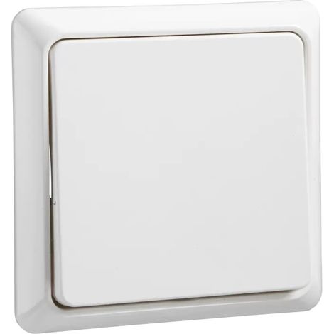 Elso Universalschalter 10A RENOVIERUNG komplett Steckklemme reinweiß 241604 (1/2)